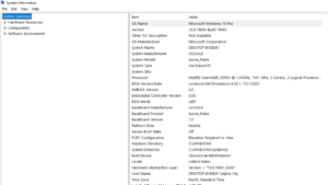 How to view the characteristics of a PC