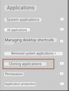 How to clone an application on Android