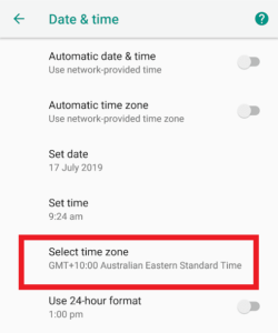 How to change region on Android and iOS