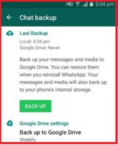 What is a WhatsApp backup and how to make one?