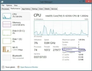 How to enable hardware virtualization in Windows 10 