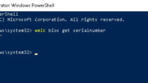 How to find out the serial number of a laptop Or PC 