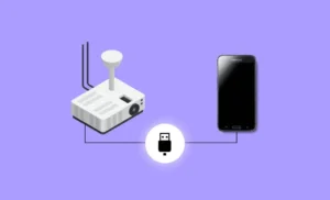 How to connect a smartphone to a projector