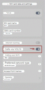 What is VoLTE in a smartphone - how to enable and disable