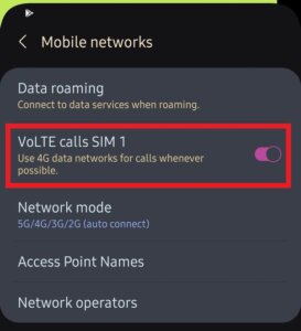 What is VoLTE in a smartphone - how to enable and disable