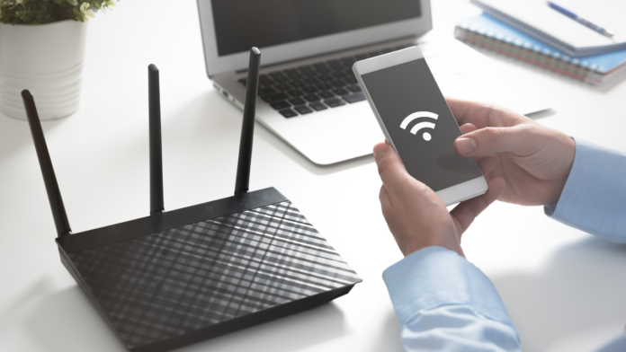 How to change the password on a router via a smartphone